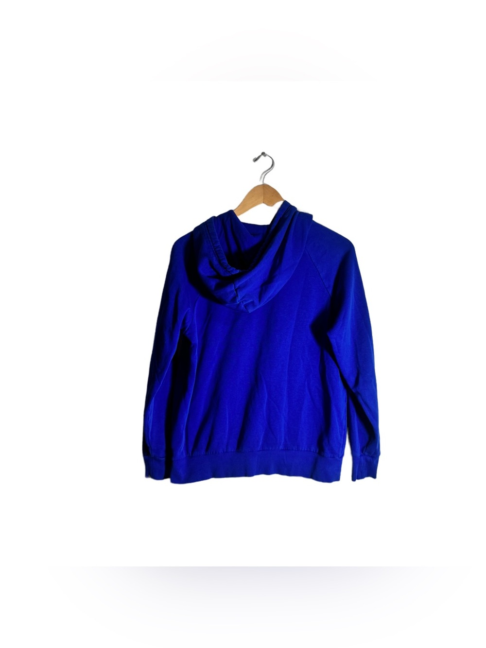 Under Armour Hooded Sweatshirt Women's Small Blue Logo Fleece Pullover Athletic - Picture 3 of 6